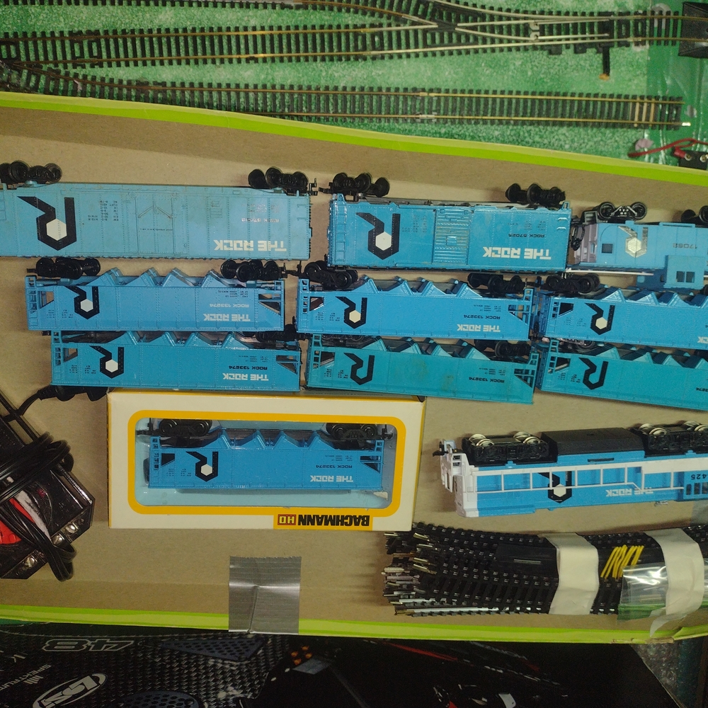Bachmann HO Scale Blue Train Set